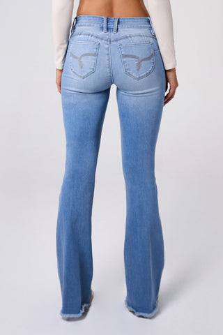 Pants Women's Luxe High Rise WannaBettaButt Flare Jeans
