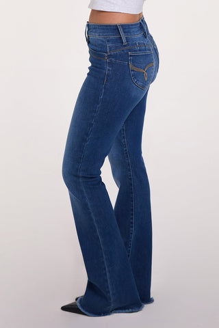 Pants Women's Luxe High Rise WannaBettaButt Flare Jeans