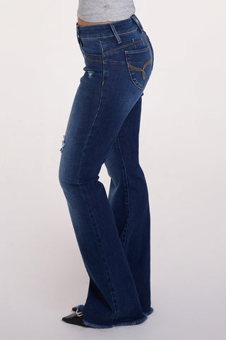 Pants Women's Luxe High Rise WannaBettaButt Flare Jeans