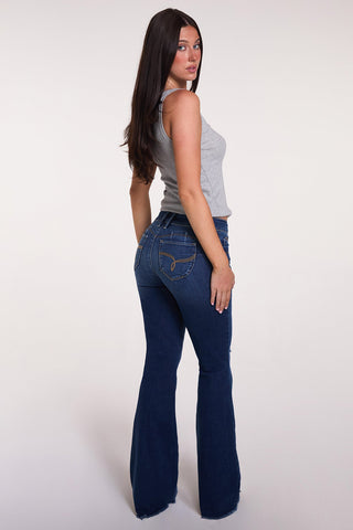 Pants Women's Luxe High Rise WannaBettaButt Flare Jeans