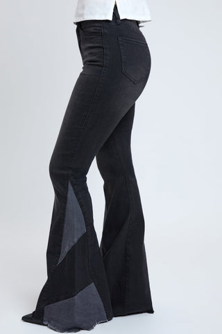 Pants Women's Sustainable Block Panel Flare Jeans