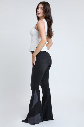 Pants Women's Sustainable Block Panel Flare Jeans