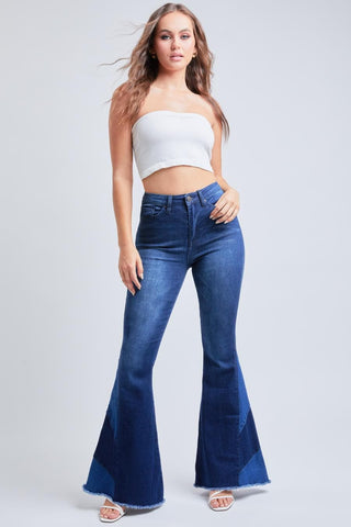 Pants Women's Sustainable Block Panel Flare Jeans