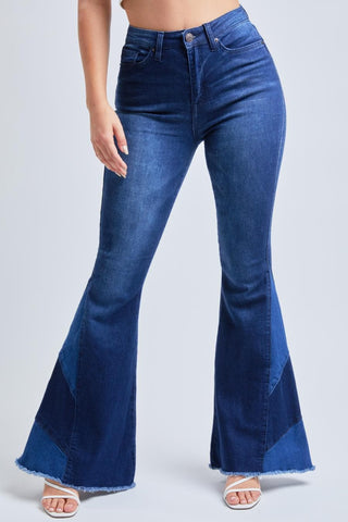 Pants Women's Sustainable Block Panel Flare Jeans