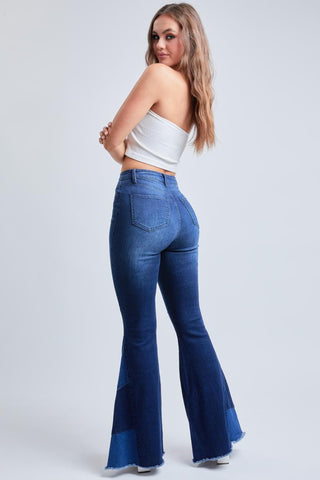 Pants Women's Sustainable Block Panel Flare Jeans
