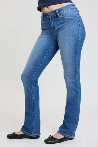 Pants Women's Luxe Mid Rise WannaBettaButt Bootcut Jeans