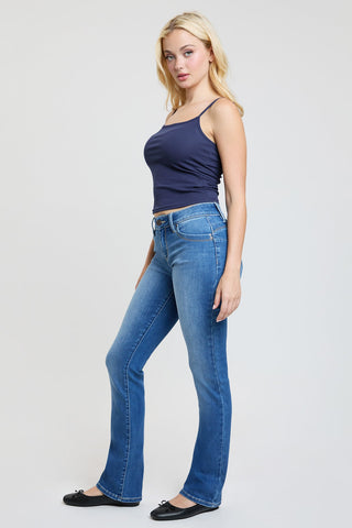 Pants Women's Luxe Mid Rise WannaBettaButt Bootcut Jeans