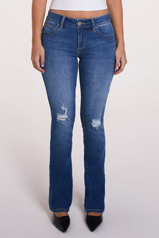 Pants Women's Luxe Mid Rise WannaBettaButt Bootcut Jeans