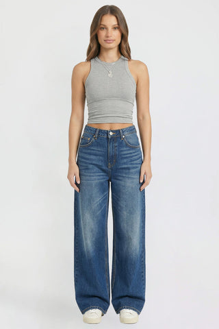 Women's Britney Star Pocket Wide Leg Jeans