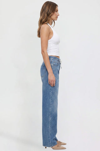 Women's Luxe Tie Front Jeans