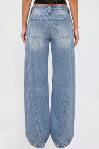 Women's Joey Seamed Ultra Wide Leg Jeans