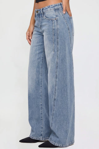 Women's Joey Seamed Ultra Wide Leg Jeans