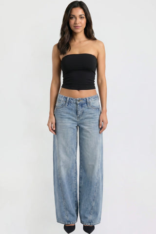 Women's Joey Seamed Ultra Wide Leg Jeans