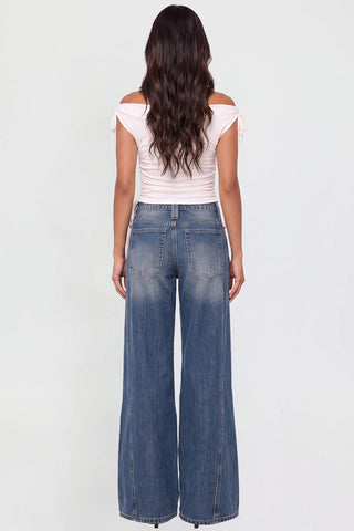 Women's Joey Seamed Ultra Wide Leg Jeans