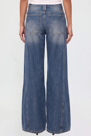 Women's Joey Seamed Ultra Wide Leg Jeans