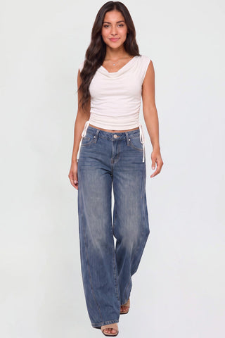 Women's Joey Seamed Ultra Wide Leg Jeans