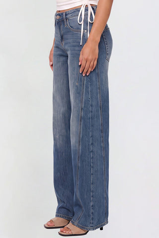 Women's Joey Seamed Ultra Wide Leg Jeans