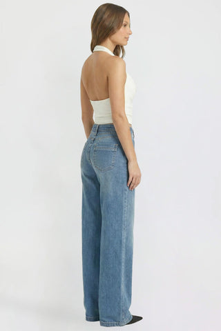 Women's Bella Triple Waistband Wide Leg Jeans