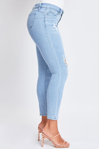 Women's Sustainable WannaBettaButt Skinny Distressed Jeans