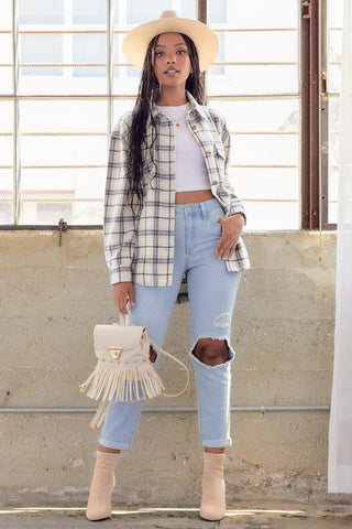 Women's Ankle Hybrid Dream Mom Fit Jeans