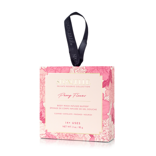 Body Wash Infused Buffer Peony Flower | Boxed Flower