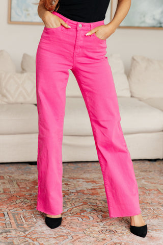 Denim Barbara High Rise Garment Dyed 90's Straight Jeans