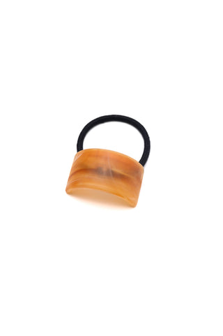 Accessories Rectangle Cuff Hair Tie Elastic in Amber