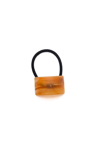 Accessories Rectangle Cuff Hair Tie Elastic in Amber