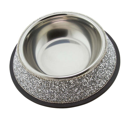 Rhinestone Food Bowl