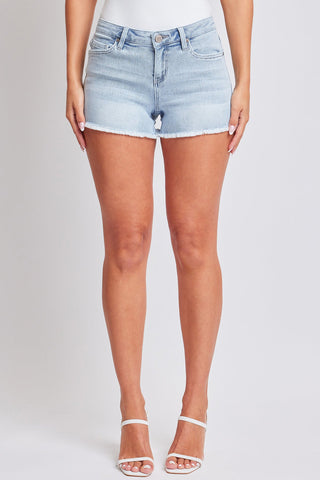 Women's Fray Hem Denim Shorts