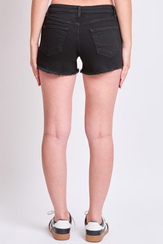Women's Fray Hem Denim Shorts