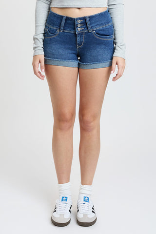 Shorts & Bermudas Women’s WannaBettaButt 3 Button Cuffed Denim Shorts