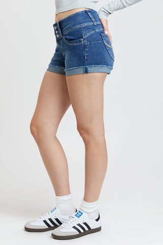 Shorts & Bermudas Women’s WannaBettaButt 3 Button Cuffed Denim Shorts