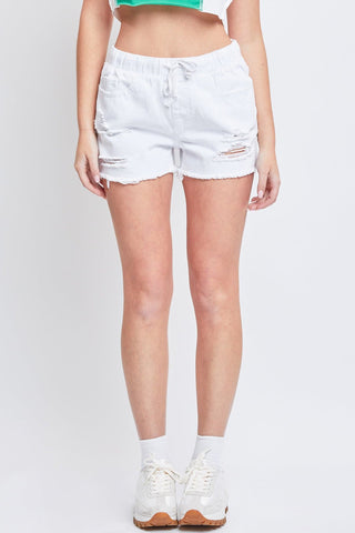 YMI Jeans Women's Dream Jean Jogger High Rise Shorts