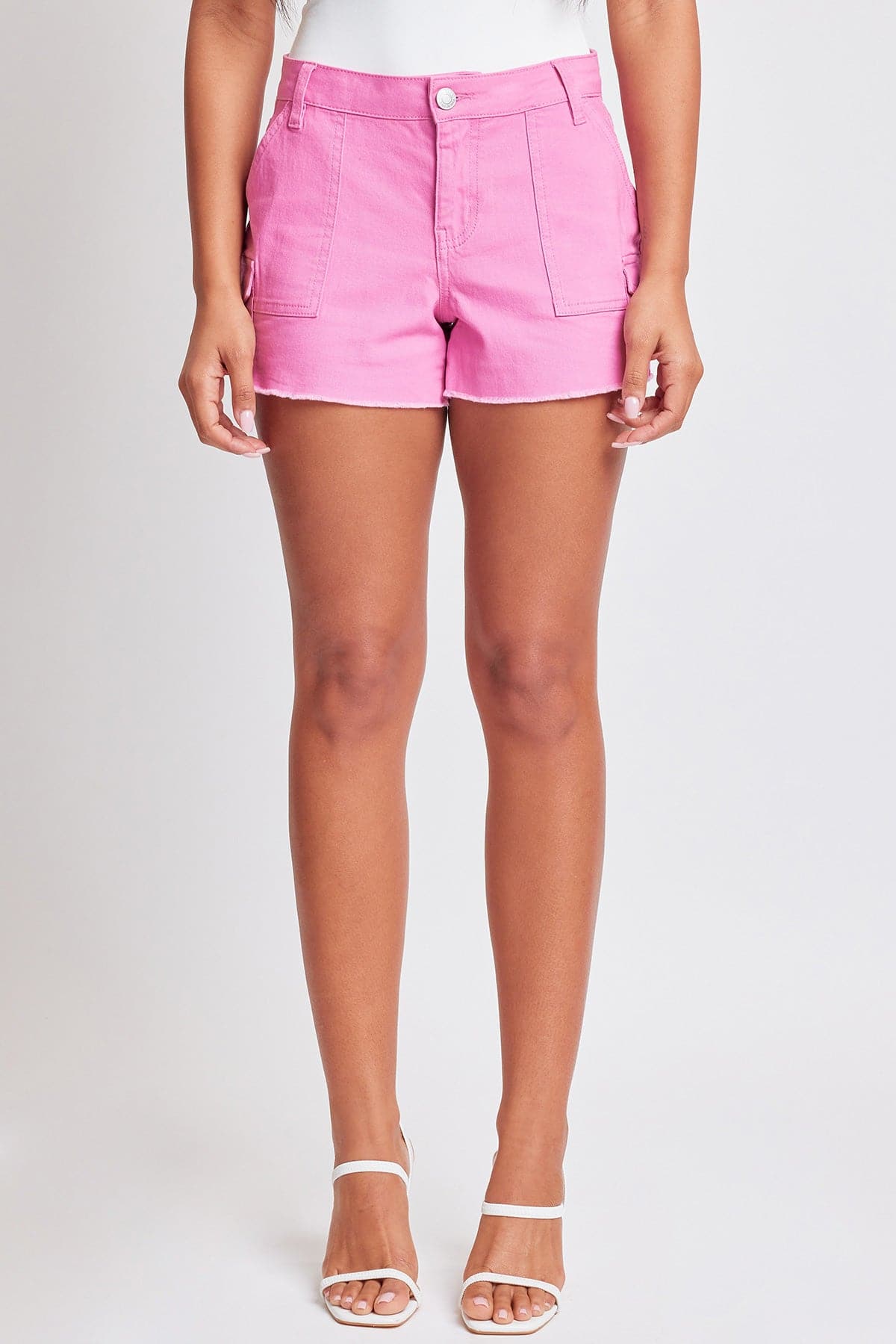 Women’s High-Rise Flap Pocket Cargo Short