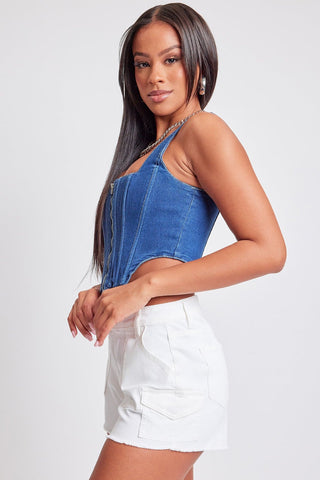 Shorts & Bermudas Women’s High-Rise Flap Pocket Cargo Short