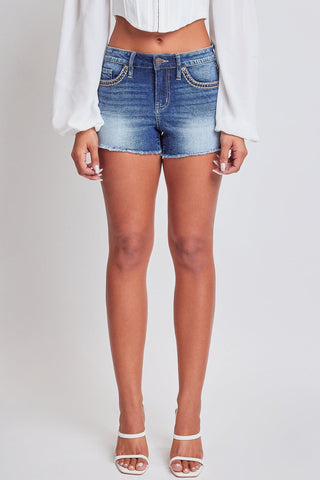 Shorts & Bermudas Women's Heavy Stitch Embroidered Frayed Shorts