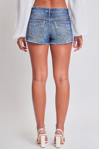 Shorts & Bermudas Women's Heavy Stitch Embroidered Frayed Shorts