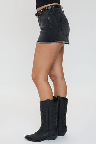 Shorts & Bermudas Women's Mid Rise Belted Fray Hem Shorts