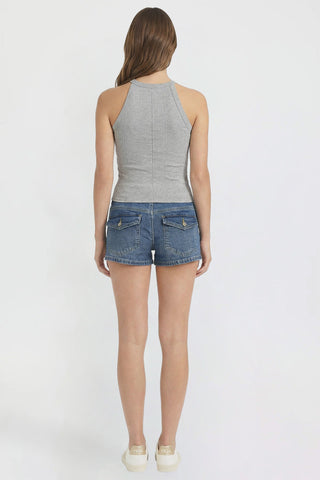 Women's Low Rise 90's Flap Pockets Shorts