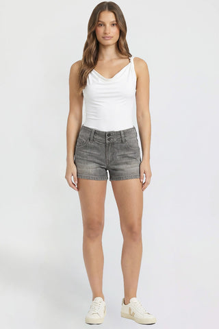 Women's Low Rise 90's Flap Pockets Shorts