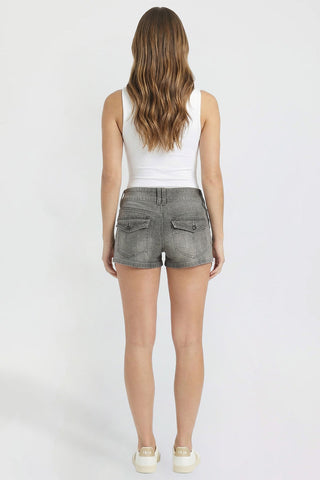 Women's Low Rise 90's Flap Pockets Shorts