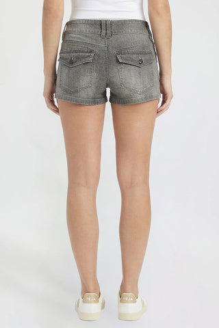 Women's Low Rise 90's Flap Pockets Shorts