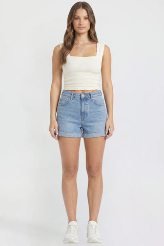 Women's  Cuff Hem Short