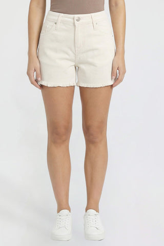 Women's Luxe Fray Hem Shorts