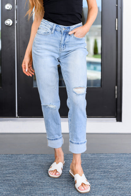 Sam Mid Rise Star Pocket Boyfriend Jeans - Pirates and Pearls Boutique