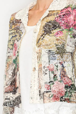 Lace Rodeo Jacket with Bling