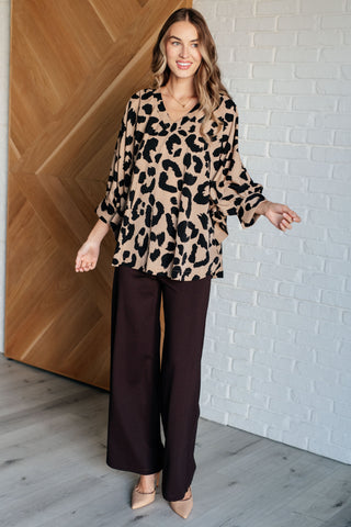 Tops She's Got Eyes of Gold Batwing Blouse