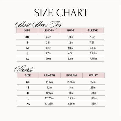 Bikinis - Short Sleeve Pajama Set