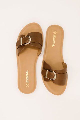 Siran Dark Tank Slip on Sandals- 3/3/2026 NEW